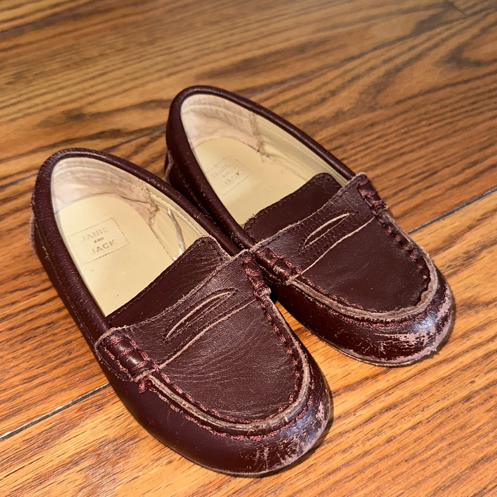 Janie & Jack Penny Loafers Boy’s Leather Shoes 7